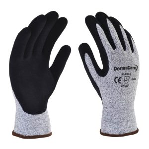 Guante Anticorte Nivel 5: HPPE y Fibra de Vidrio con Palma de Nitrilo