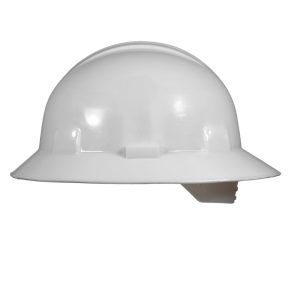 Casco Dieléctrico de Ala Ancha: Protección Total 360° contra Impactos y Sol