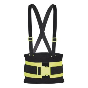Faja Elástica Jyrsa® ECO-820: Soporte Lumbar de Uso Rudo con Tercer Cinto