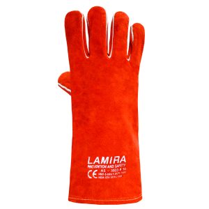 Guante Carnaza con Hilo de Kevlar para Soldador - Lamira