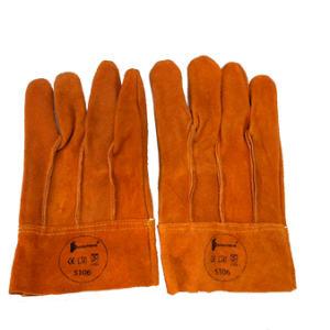 Guante de Carnaza Dexterhand 5106 Naranja - Protección Industrial