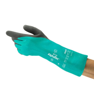 Guante Ansell AlphaTec 58-735 Resistente a Químicos, Aceites y Cortes